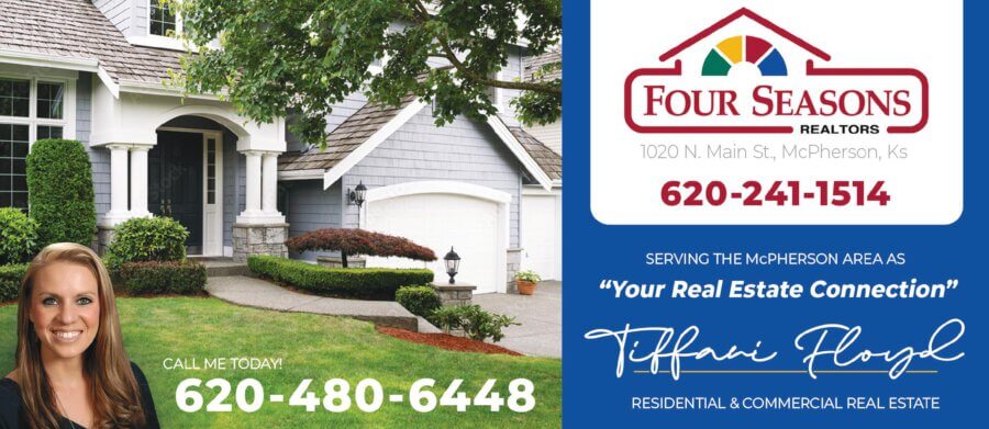 Tiffani Floyd Real Estate McPherson KS County Plus Buy Local Magazine McPherson-Salina 2024 05 MAY Coupons McPherson, Salina and Newton Kansas