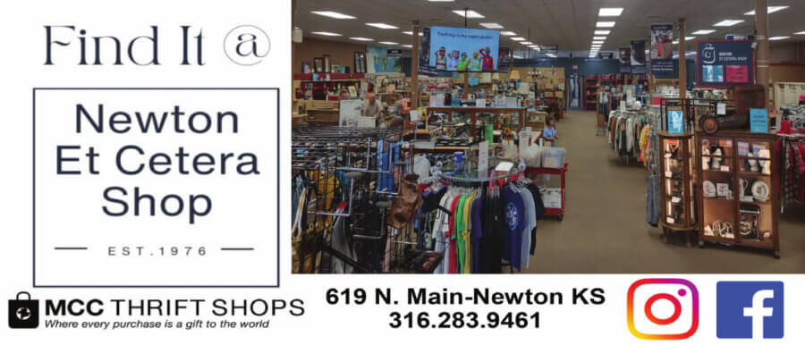 Newton Et Cetera Shop Newton KS Thrift Store, Clothing, Furniture, Newton KS Buy Local Plus Magazine Coupons 2024 08 AUGUST