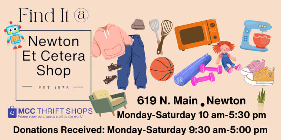 Newton Et Cetera Shop Newton KS Thrift Store, Clothing, Furniture, Newton KS Buy Local Plus Magazine Coupons 2025 01 JANUARY