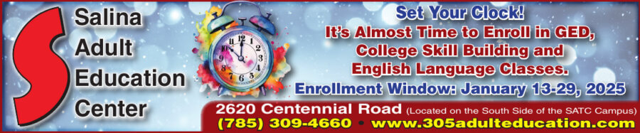 Salina Adult Education Center Salina KS Salina Buy Local Magazine Coupons Salina KS coupons 2025 01 JANUARY